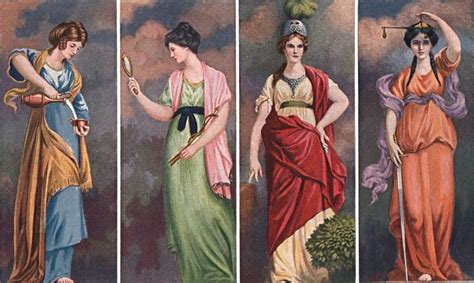 The Four Cardinal Virtues Temperance Fortitude Prudence And Justice