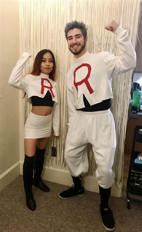 Pokémon Team Rocket Halloween Costume Couple Halloween Costumes Diy