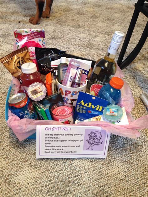 Basket ideas easter basket ideas and easter baskets on. I made this for my best friends 21'st birthday ! Pretty ...