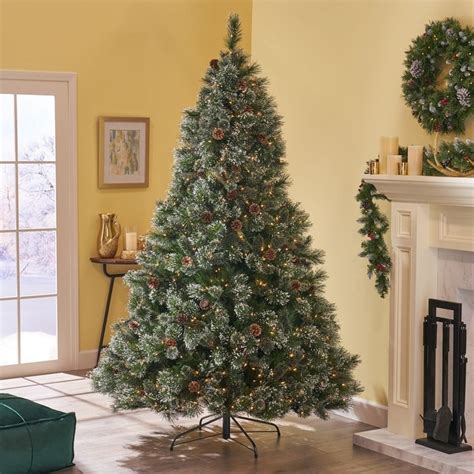 9 Ft Cashmere Pine Spruce Pre Lit Or Unlit Artificial Christmas Tree