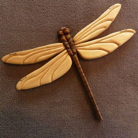 Dragonfly Intarsia Etsy Wood Carving Art Intarsia Wood Intarsia