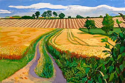 Pin By Ana Cerdeira On Pintores David Hockney Landscapes David