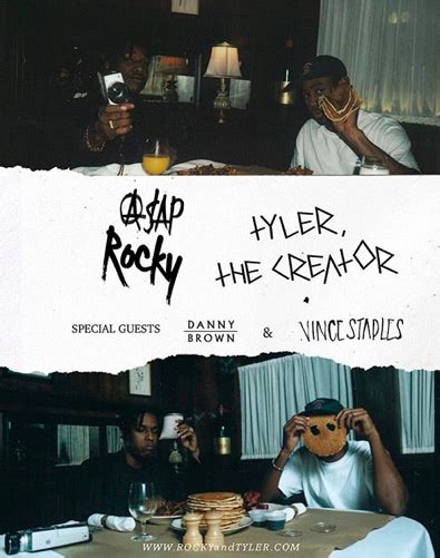 Aap Rocky And Tyler The Creator Rocky And Tyler Tour Dates Rap Radar