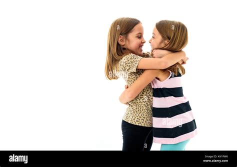 Female Twins Hugging Other Cut Out Stock Images And Pictures Alamy