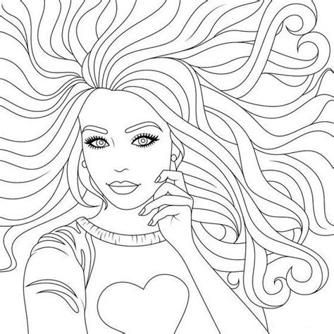Dibujos de Niñas para colorear