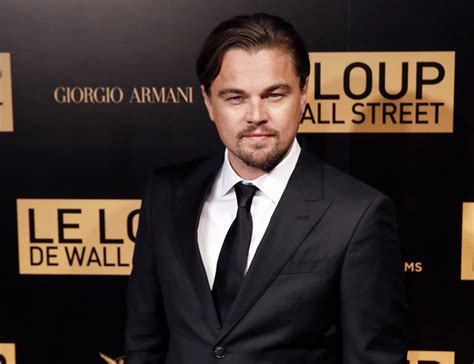 Leonardo Dicaprio Works Longer Hair At The Paris Premiere Of The Wolf