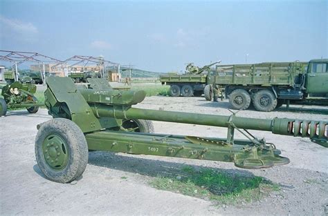 D 30 122mm Howitzer In Travel Configuration The Tow Hook Is On The