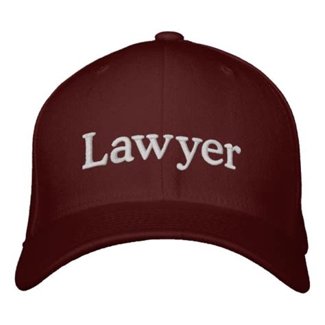 Lawyer Embroidered Baseball Hat