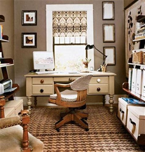 Variety Of Small Home Office Space Design And Decorating