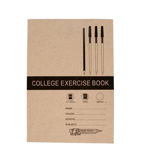 A College Exercise Books Unruled Pg The Office Online Sa Pty Ltd