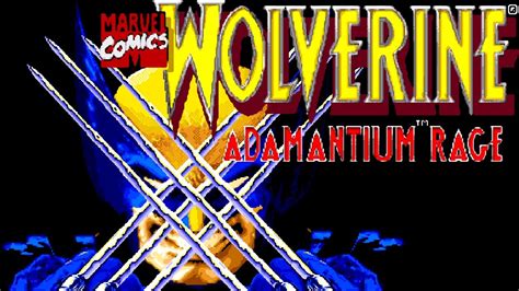 Wolverine Adamantium Rage 1994 Sega Genesis Game Intro And Character