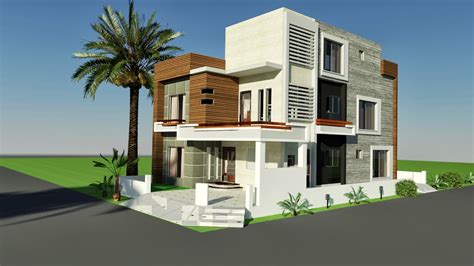 10 Marla Corner House Plan Design Of Tariq Garden Lahore Beautiful