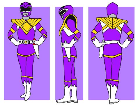 Mighty Morphin Purple Power Ranger 1 By Mysticphoenix04 On Deviantart