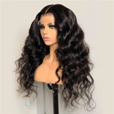 peruvian virgin hair body wave full frontal lace wig 22 lacewig sa