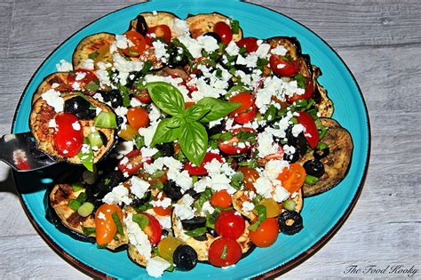 Mediterranean Grilled Eggplant With Tomatoes And Feta The Food Kooky