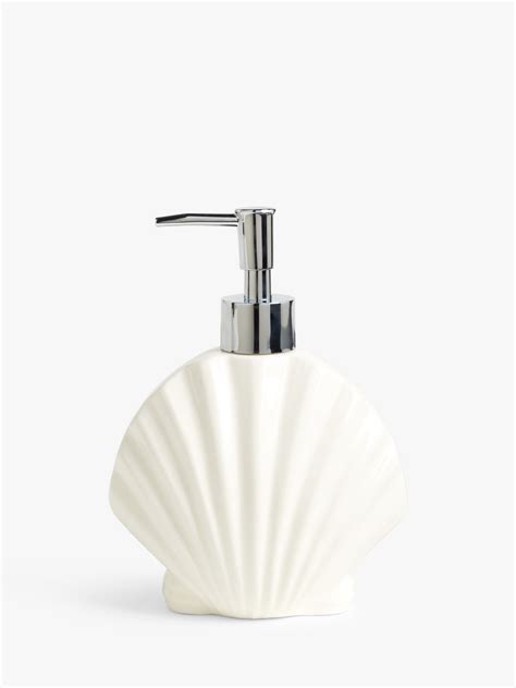 John Lewis Anyday Seashell Soap Pump White
