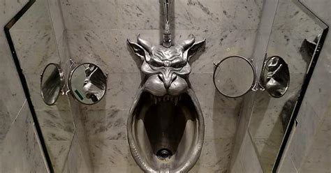 Gothic Urinal In The Mens Room At The Mini Bottle Museum In Oslo Norway Imgur