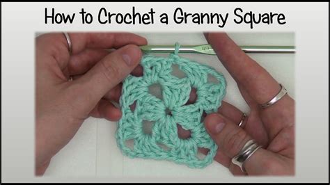 How To Crochet An Easy Granny Square Block Youtube