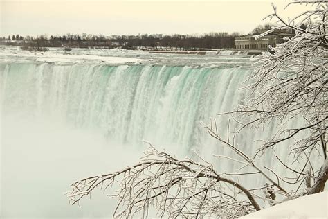 Hd Wallpaper Niagara Falls Frozen Niagara Falls Canada Waterfall