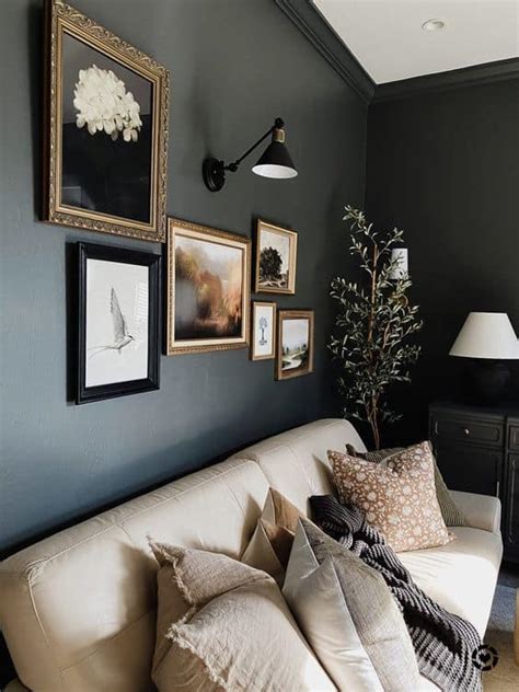20 Dark And Moody Living Room Decor Ideas Lady Decluttered