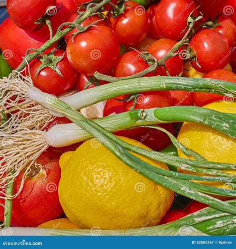 Organic Fresh Vegetables Closeup Stock Image Image Of Health