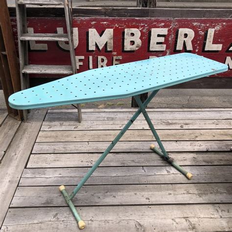 Vintage Metal Ironing Board Table C078 2000toys Antique Mall