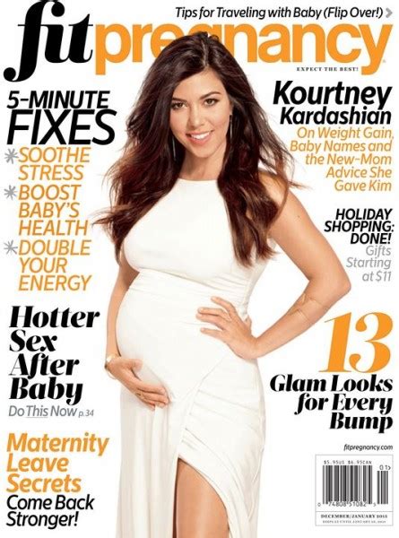 “i love being pregnant kourtney kardashian covers fit pregnancy s new issue newswirengr