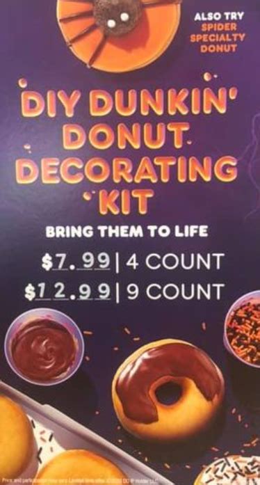 Bay Ridge Dunkin Donuts Halloween Decorating Kits October 2020
