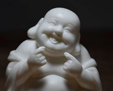 Buddha Statue Cute Laughing Buddha Happy Buddha Cute Etsy