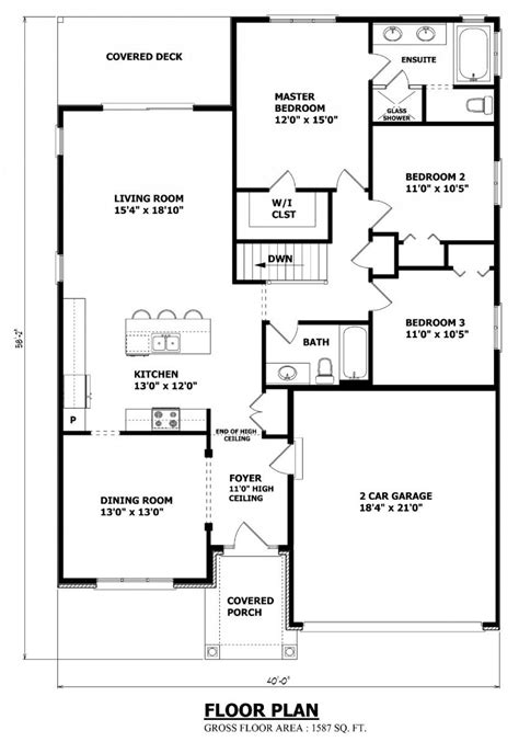 Our affordable tiny house plans and smaller home plans can make the dream of house ownership a reality far sooner than expected! Amazing bungalow blueprints 1H6X | Floor plans, Custom ...