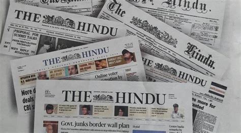 Did You Know The Hindu Started As A Weekly Years Back Research
