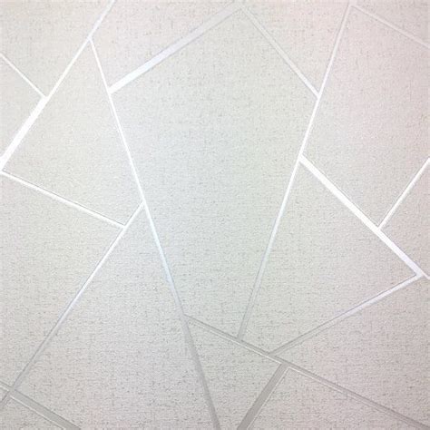 Fine Decor Quartz Fractal Silver Wallpaper Fd42280 Silver Wallpaper