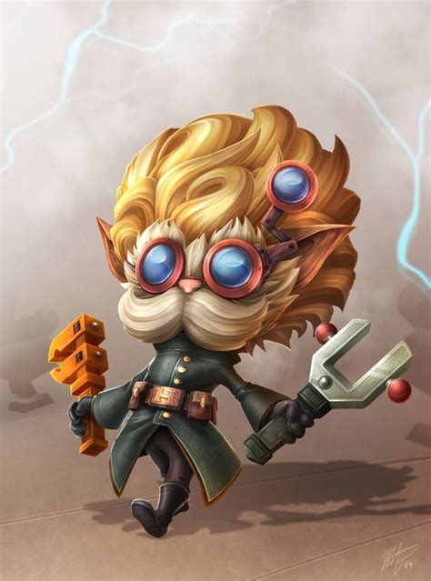 Raise Your What Heimerdinger Fanart By ~vegacolors Lol League Of