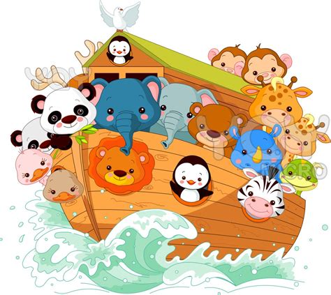 Noahs Ark Animal Clipart Cartoon Animals