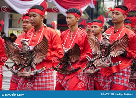 Indonesian Bring National Symbol Garuda Pancasila Editorial Image