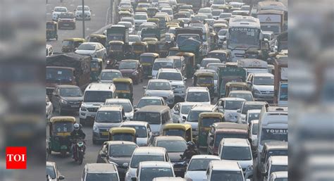 Traffic Restrictions In Central Delhi Lead To Heavy Jams At Major