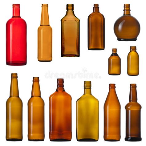 Composition From Color Glass Bottles Stock Image Image Of Backdrop