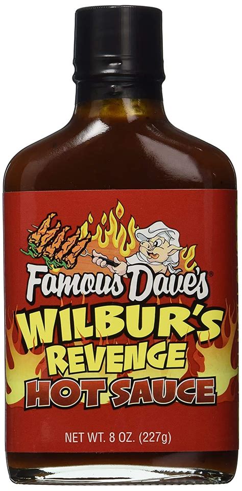Amazon Com Barlin Famous Daves Wilburs Revenge Hot Sauce Ounce Glass Bottle Pack