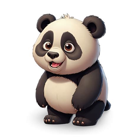 Download Panda Bear Cartoon Character Royalty Free Stock