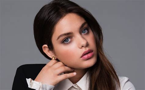download wallpapers odeya rush portrait israeli actress makeup brunette beautiful girl for