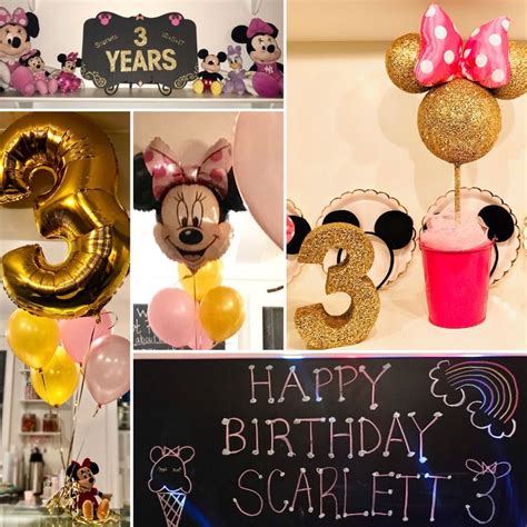 Minnie Mouse 3rd Birthday Party ディズニー