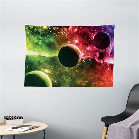 Psychedelic Tapestry Space Universe Cosmos Galaxy Nebula Stars And