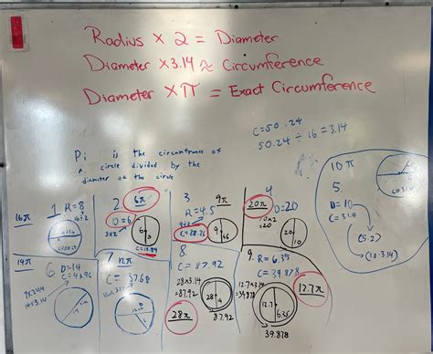 Circumference Diameter Radius And Pi 7th Grade Math With Mr Burnett