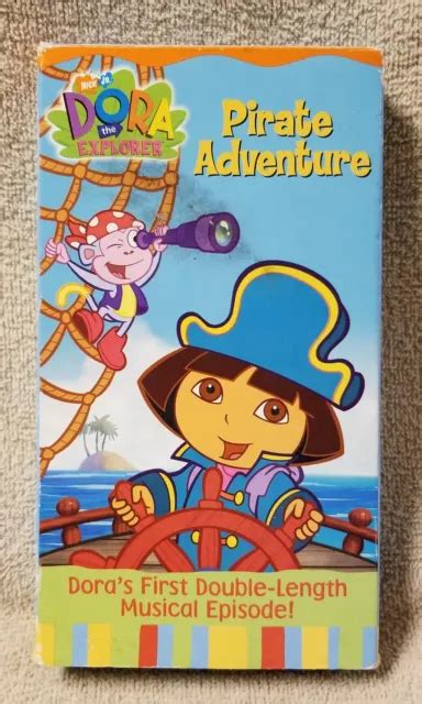 Dora The Explorer Pirate Adventure Vhs Video Tape 2004 Nick Jr Vgc £