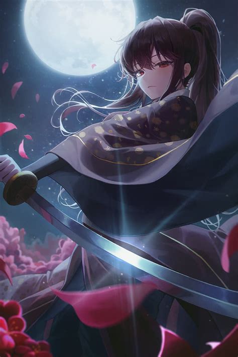 Anime Anime Girls Samurai Katana Meoyo Sfondo Hd Wallpaperbetter