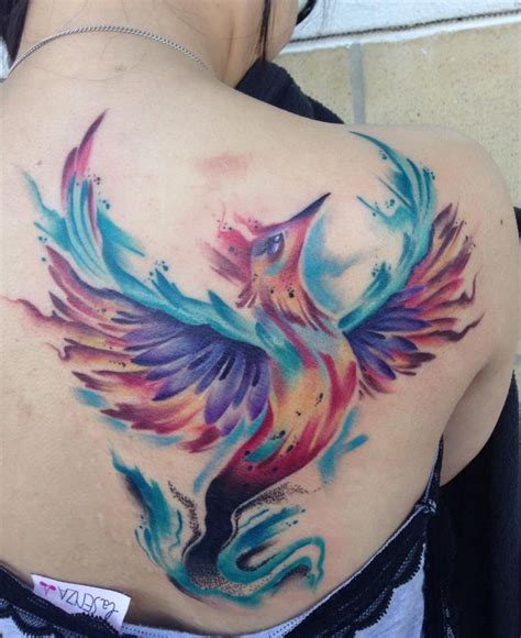Mike Shultz Ink Therapy Tattoos Phoenix Tattoo Watercolor Phoenix
