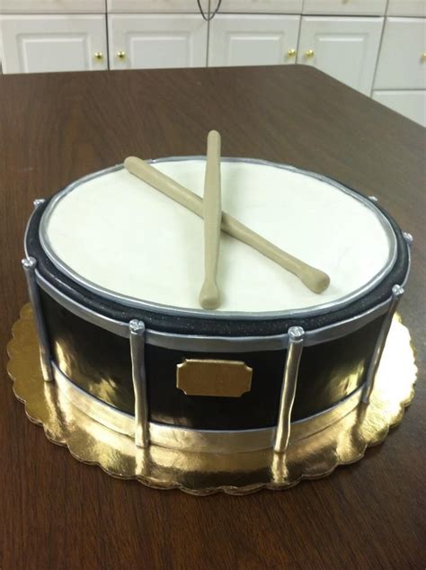 Pin By House Of Clarendon On Occasion Cakes Drum Cake Music Cakes