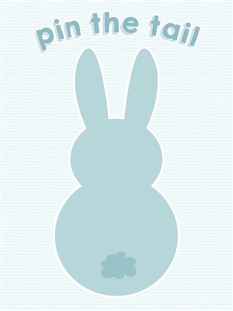 Pin The Tail On The Easter Bunny Printable In 2023 Fun Easter Games