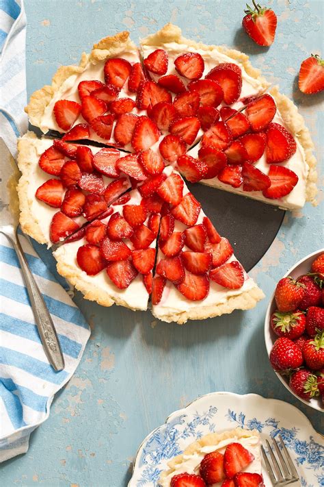 Strawberry Cream Cheese Tart Homemade In The Kitchen