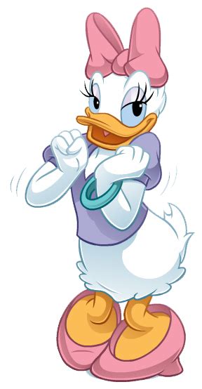 Daisy Excited Disney Cartoons Disney Drawings Daisy Duck